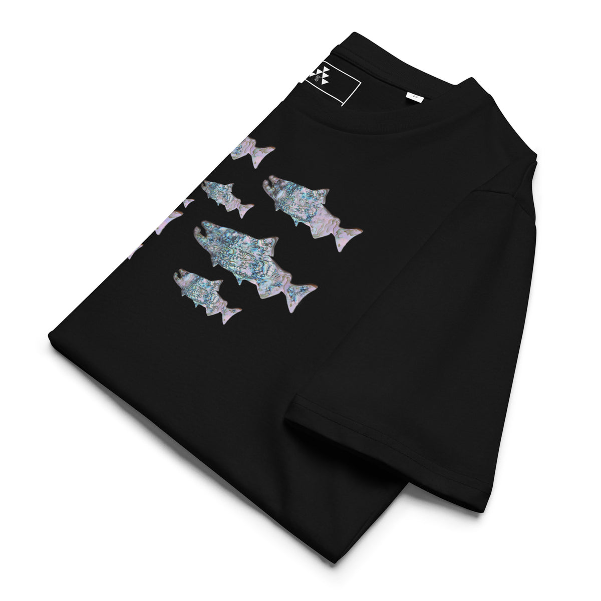 Unisex Nur Abalone Tee, design detail